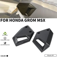 Carbon Fiber Patterned Motorcycle Side Panels Fairings Body Cover Side Cover Panel For Honda GROM MSX125 Moto Bike Accessories