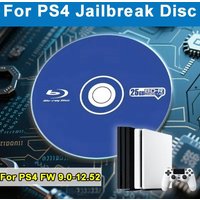For Firmware 9.0-12.52 BD-JB Disc No PC Needed 1 Click Boot All-in-One Jailbreak Disc Homebrew Play Backup Games for PS4