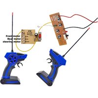 1Pc 40M 4CH RC Transmitter Receiver Board Durable Circuit Module With Remote Controller For RC Car Model DIY Replacement Parts