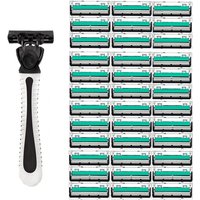 Razor Classic 2 Edge Safety Razors for Shaving Mens&Manual Razor Blade for Women Replace Head Comfortable Shaving Blades