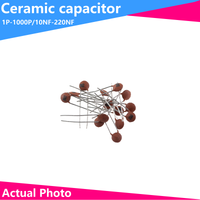 100PCS ceramic capacitor 50V 1P 2P 3.3P 100PF 101 102 1NF 47P 68P 82P 152 1.5NF 221 220PF 222 2.2NF 103 0.01UF 104 0.1UF 223 0.0