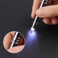2pcs Led Ballpoint Pens Writing Pen Black Ink Fine Tip For Kids Students School Office Stationery Supplies