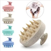 Silicone Shampoo Brush Body Massage Brush Bath Shower Brush Salon Hairdressing Tool Scalp Spa Massage Comb Hair Washing Comb