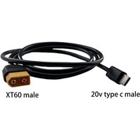 Versatile Type-C to XT60 Male Female Plug for Model Aircrafts Consistent Lithium Battery Power