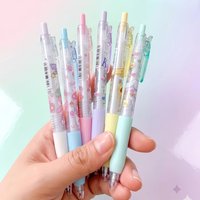1/5/10 Pieces of Colorful Ballpoint Pens, Black Ink, Cute Style Gel Pens, Multiple Colors Available, 100% Real Photos