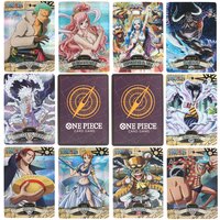 100Pcs One Piece Card English Anime card Holographic hidden edition Monkey D. Luffy in Gear 5 Nika Form Collection Cards