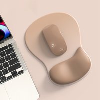 Comfortable Mouse Pad with Gel Wrist Rest Ergonomic Mouse Pad for Pain Relief Smooth Wrist Support Surface and Non-Slip PU Base