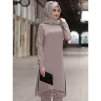 Turkey Muslim Dress Women Long Top Hollow Solid Islamic Clothing Hijab Dresses Moroccan Kaftan Party Vestidos Abaya 2020