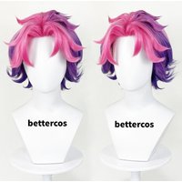 Kayn cosplay perücke spiel lol heart steel shieda kayn kurze hitze beständige synthetische haar party perücken perücken kappe