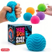 Schylling NeeDoh Fuzz Ball Series Fun Soft Stress Relief Ball Sensory Fidget Desktop Decor Gift Toy