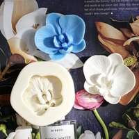 Moth Orchid Silicone Cake Baking Mold Sugarcraft Cupcake Baking Mould Resin Tools Fondant Cake Decorating Tools