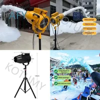 1500W Cannon Bubble Foam Jet Machine for Pool Party Kindergarten School Kids Water Park Beach Summer Outdoor Fun Foam Blaster
