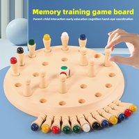 KNYYSECQ Color Memory Chessboard Children's Training Toy Puzzle Logic Thinking Parent Child Interactive Desktop Game