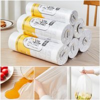 White Disposable Tablecloth Plastic Thickened Plastic Film Tablecloth Waterproof Oil-proof Rectangle Round Table Table Cover