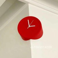 8 Inch Corner Wall Clocks Minimalist Wall Art Clock Bedroom Mechanism Silent Watches Living Room Luxury Desktop Watch Home Decor