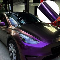 Diamond Purple&Gold Car Sticker Wrapping Vinyl Film Color Change Film PET Bubble Free Decals Car Sticker Interior Exterior