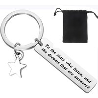 Inspiration Keychain Stars Charms A Court of Thorns and Roses Inspired Fans Gift The Night Court Keychain For Women Men