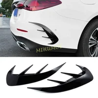 Pour 2024-2025 mercedes-benz E300 E350 E450 E53 berline W214 voiture pare-chocs arrière becquet couvercle de ventilation garniture décoration noir brillant