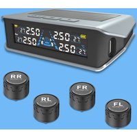 Tire Pressure Monitoring System TPMS Tire Pressure Monitor System Wireless TPMS Sensor Kit Solar Powered ATV