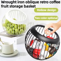 Multi functional coffee capsule storage basket,desktop miscellaneous storage,with drainage,corrosion resistance,cosmetics,fruits