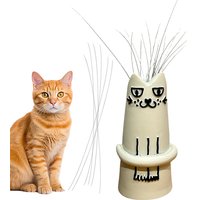 Cute Cat Whisker Vase Cat Beard Storage Box Pet Beard Collector For Pet Memorial Decor Cats Lover Gift