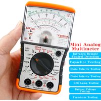 NJTY S471PRO Mini Analog Multimeter, Universal High-Precision Mechanical Anti-Burn Multimeter