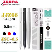 10PCS Japan Zebra Gel Pen Refills JNC-0.5 Gel Pen JJZ66 0.5mm Quick Drying School Acsesories Kawaii Stationery Office Accessorie