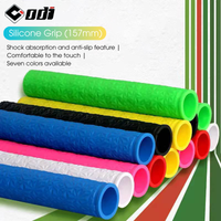 ODI MTB Handlebar Grip Bicycle Lengthening Handlebar Grip Soft Handle Cover for 22.2mm Scooter BMX Mtb Handle Bars Bicycle Parts