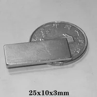 25x10x3 mm Powerful Block Magnet 25mmX10mmx3mm For Home Refrigerators, Offices DIY 25x10x3mm Magnetic Strong Magnet 25*10*3