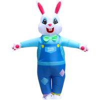 2026 New Easter Egg Rabbit Cartoon Doll Costume Stage Performance Inflatable Adult Set Holiday Party Animal Role Playing Costume
