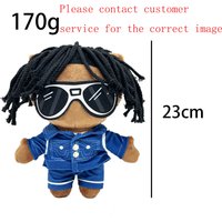 New 23cm Chief Keef Plush Doll Figure Stuffed Toys Cute Boys Girls Fans Collect Gifts