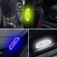 Car Door Reflective Sticker auto Body Warning Decal For Opel Corsa Astra Mokka Grandland X Crossland Insignia Zafira Vivaro