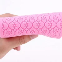 Lace Silicone Mold Sugar Craft Fondant Mat Cake Decorating Baking Tool Mould