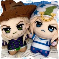 Dangoo JoJo's Bizarre Adventure Plush Dolls Johnny Joestar Gyro Zeppeli 10cm Cotton Dolls Pendant Collection Charm Gifts