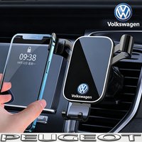 1Pcs Car Phone Holder Air Vent Clip Mount Mobile Cell Stand For VW Golf Tiguan T-Roc Polo Passat ID.4 T-Cross ID.3 Taigo ID.7