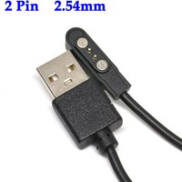 2Pin Pogo Magnet Cable for Kids Smart Watch Charging Cable USB 2.0 Charge Cable for Q750S T88 A20 A20S TD05 V6G Magnetic Charger