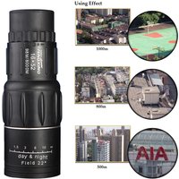 16x52 Zoom Telescope HD Portable Strong Binoculars Long Range Professional Monocular 66M/8000M For Hunting Camping