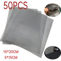 50-5PCS Car Bumper Stainless Steel Welded Wire Trimmable Welding Wire Mesh Repair Mesh Hole Crack Patches for Car Repair Welding