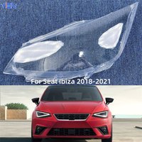 For Seat Ibiza 2018 2019 2020 2021 Vehicle Accessories Front Lamp Lens Glass Cover Car Front Headlight Lens Cover Lights Shell image 4