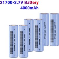 🔥 Original 21700 Battery Kc Protection Circuit 50E 4000mAh High Capacity High Power Rechargeable Battery 10A Output👍