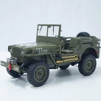 JJRC C8815 RC Car 1:10 2.4G 4WD Remote Control Car Crawler with Light Willys Jeep Military RC Truck Vehicle Model Car Toy Gift image 4