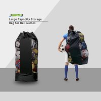 1pcs Adjustable Shoulder Strap Sports Ball Bag Mesh Basketball Team Balls Holder for Soccer And Football Team Work Ball Bags