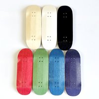 New Fingerboard Deck 99*33mm Street Shape Professional Handmade Canadian Maple Board for Finger Skateboard