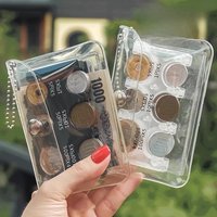 New Thick Large Capacity Coin Purse Travel Anti-Loss Coin Box Storage Creative Gift Coin Wallet for Tourism