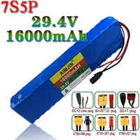 7S5P 29.4V lithium battery pack 18650 battery cells 24V 16000mAh built-in BMS 20A electric scooter specific