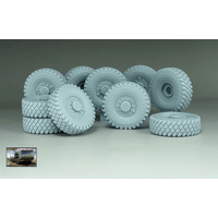 1/35 Casting Resin Model Assembly Kit, GK, MKR16 Trailer Resin Tires, Unpainted