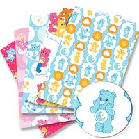 140x50CM Cartoon fabric DIY Care bears Cartoon Polyester/100Cotton/satin Fabric Patchwork Tissue Kid Sewing Doll Curtain6982