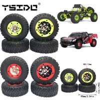 Original Wltoys 12428 12423 Rubber RC Car Wheels Tires for 124018 124019 144001 1/12 FY03 01/02/03/04/05 Q39 Q40 Q46 RC Car