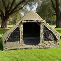 Inflatable Camping Tent Windproof Inflatable Tent Outdoor Shelter Easy Setup No Poles for Road Trippers, Travel