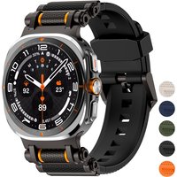 Rubber Sports Strap for Samsung Galaxy Watch Ultra 2025 Silicone Band Bracelet for Galaxy Watch 7 Ultra 47MM Replace Accessories